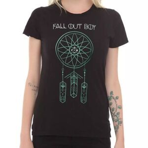 Fall Out Boy M 100% cotton band tee dreamcatcher graphic alternative goth grunge